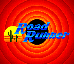 Road Runner (Europe) (Beta) Title Screen